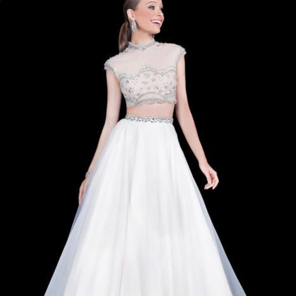Brand new two piece prom dress